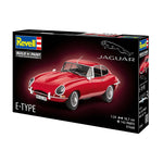 REVELL 1/24 JAGUAR E-TYPE COUPE