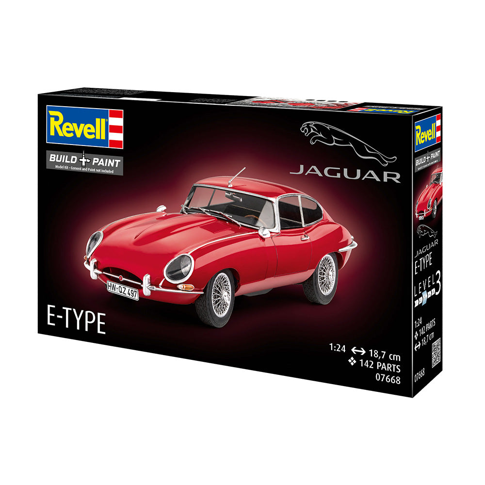 REVELL 1/24 JAGUAR E-TYPE COUPE
