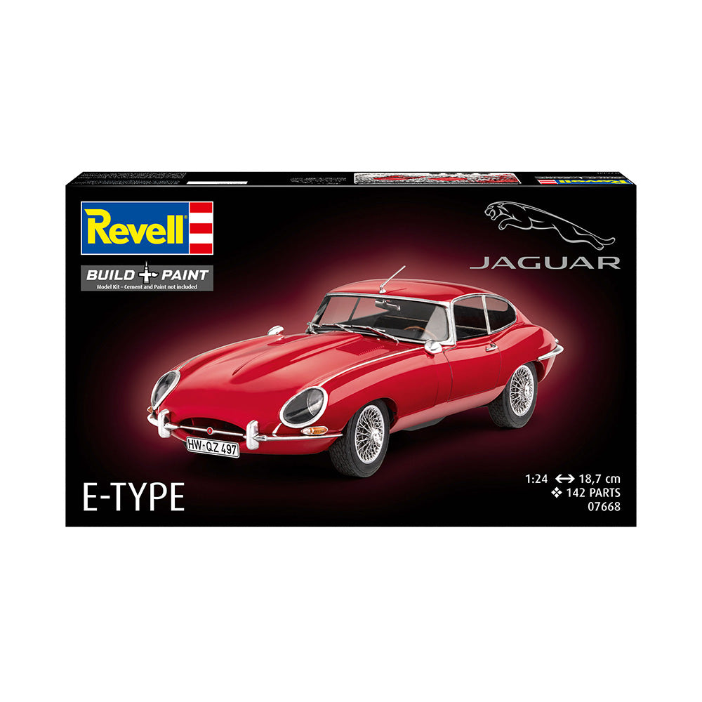 REVELL 1/24 JAGUAR E-TYPE COUPE