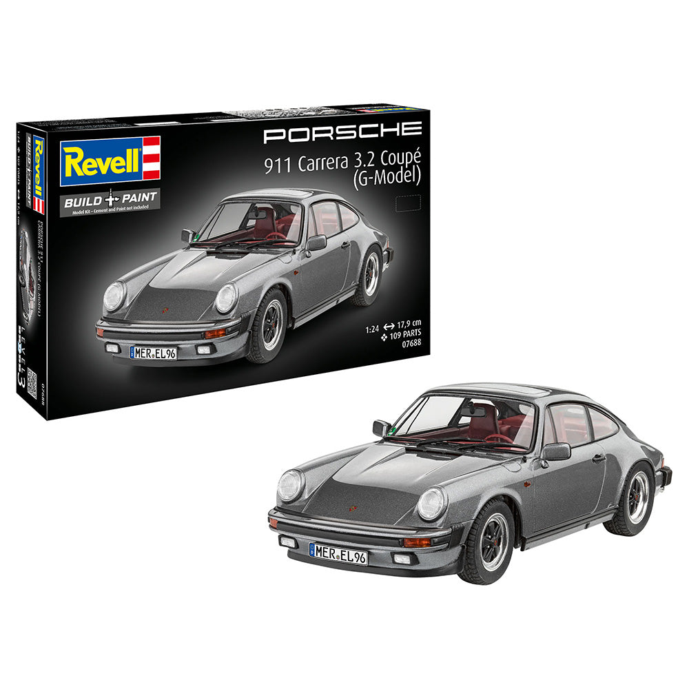 REVELL 1/24 PORSCHE 911 CARRERA 3.2 COUPE G-MODEL