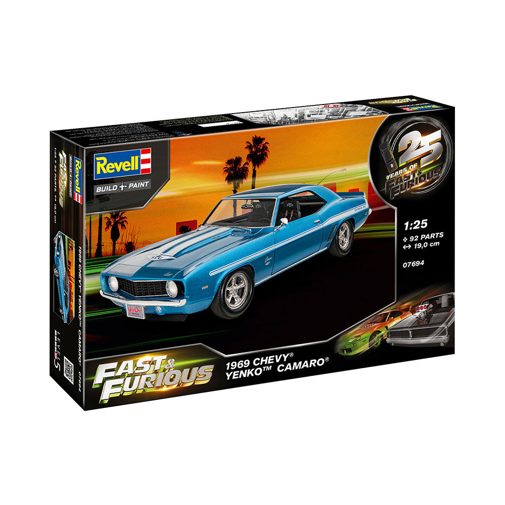REVELL 1/25 FAST AND FURIOUS - 1969 CHEVY CAMARO YENKO