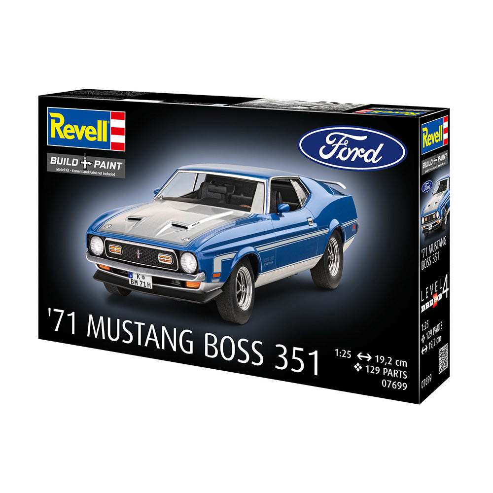 REVELL 1/25 1971 FORD MUSTANG BOSS 351