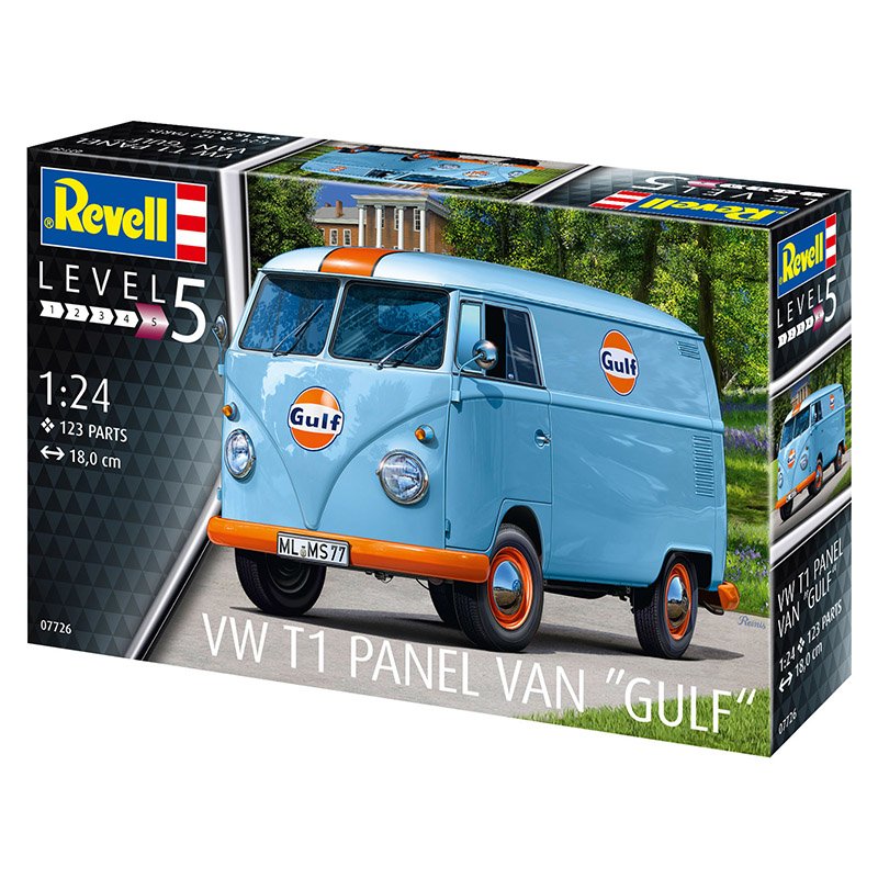 REVELL 1/24 VW T1 PANEL VAN GULF