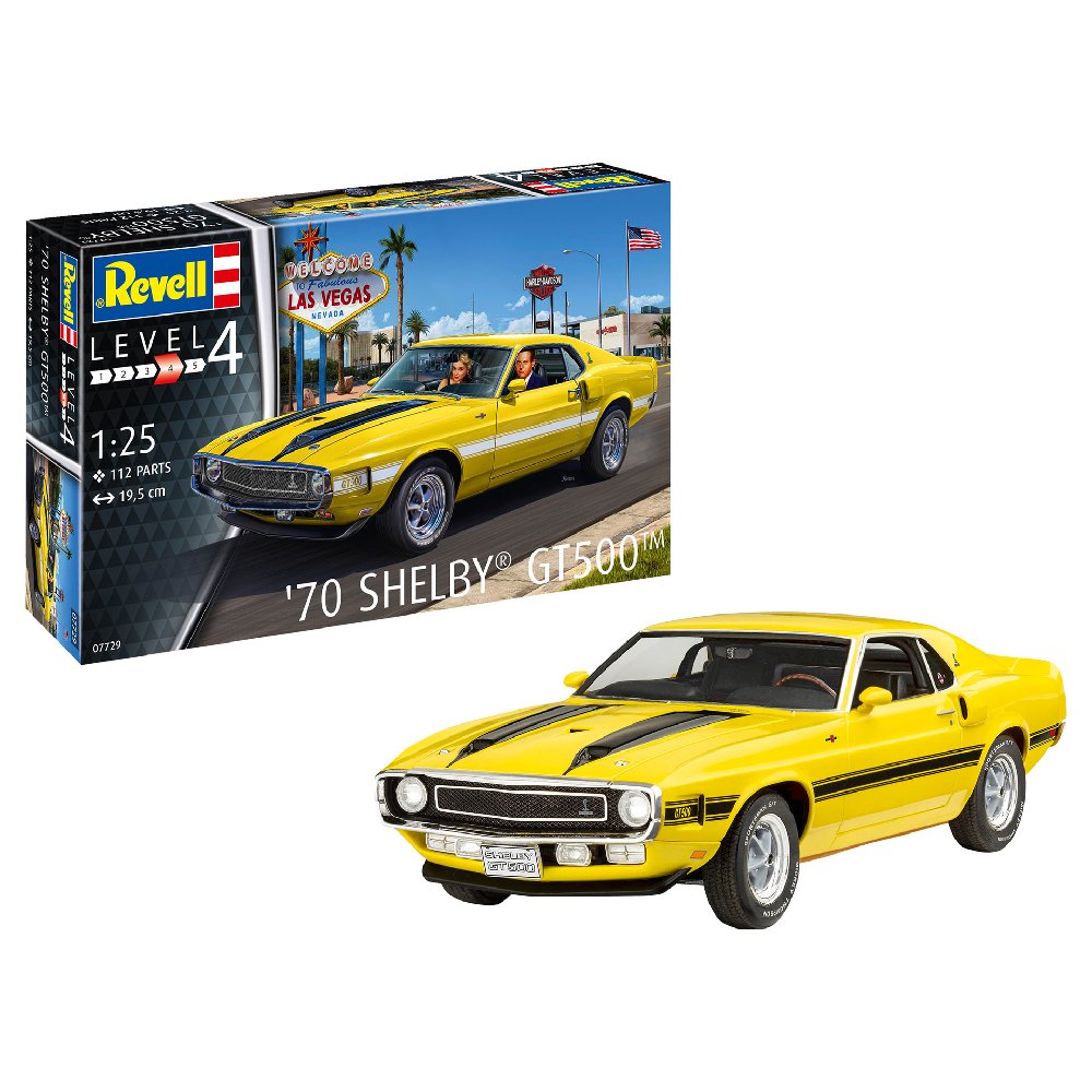 REVELL 1/25 1970 SHELBY MUSTANG GT 500