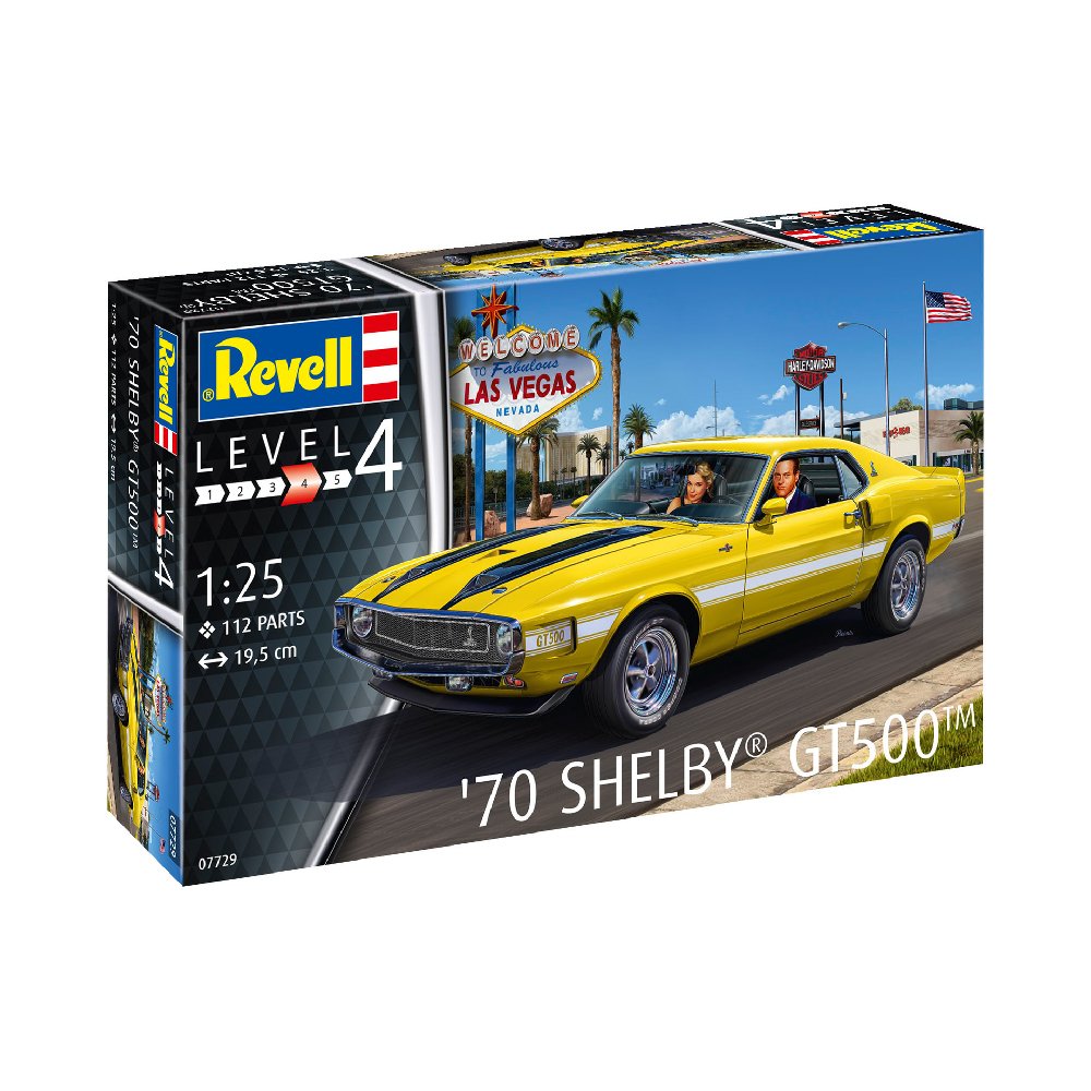 REVELL 1/25 1970 SHELBY MUSTANG GT 500