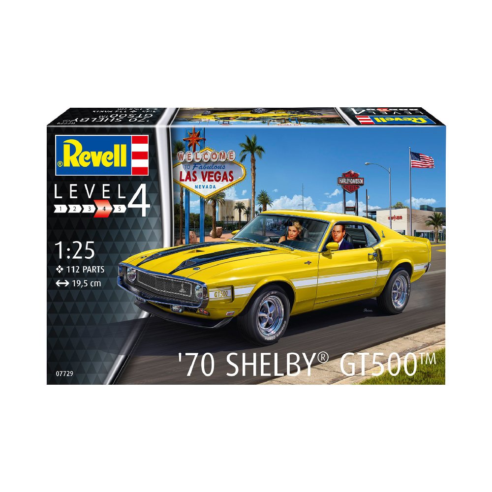 REVELL 1/25 1970 SHELBY MUSTANG GT 500