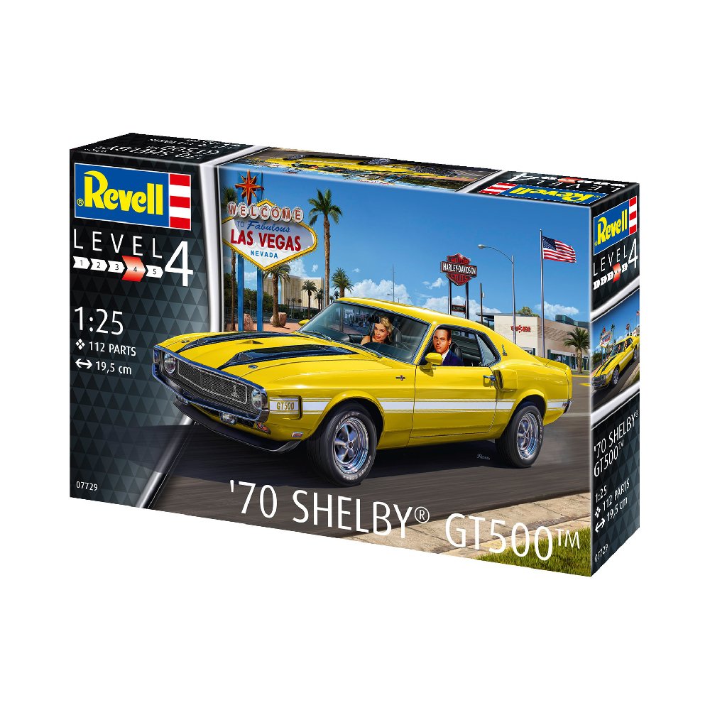 REVELL 1/25 1970 SHELBY MUSTANG GT 500