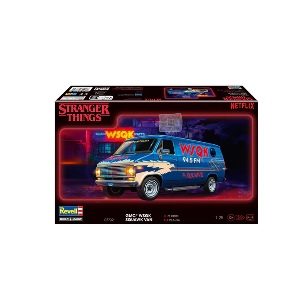 REVELL 1/25 GMC WSQK SQUAWK VAN - STRANGER THINGS