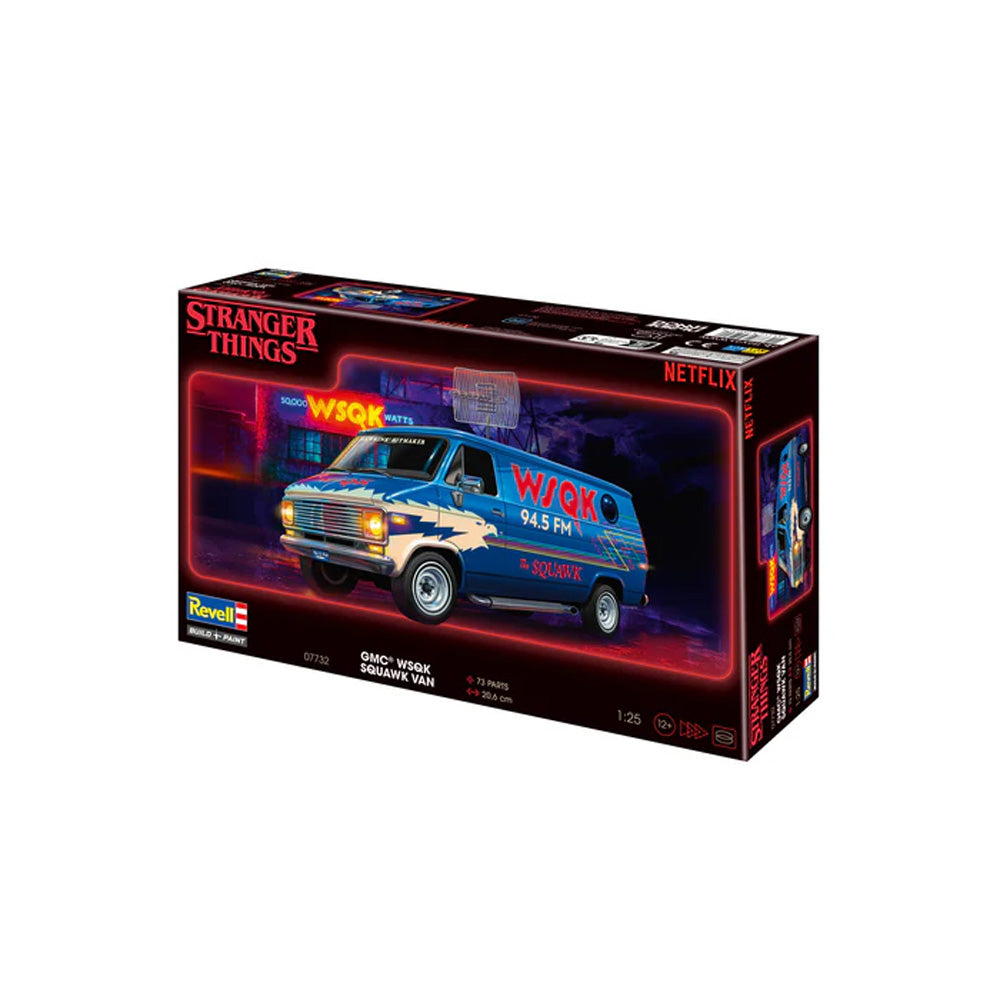 REVELL 1/25 GMC WSQK SQUAWK VAN - STRANGER THINGS