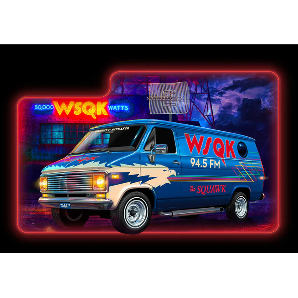 REVELL 1/25 GMC WSQK SQUAWK VAN - STRANGER THINGS