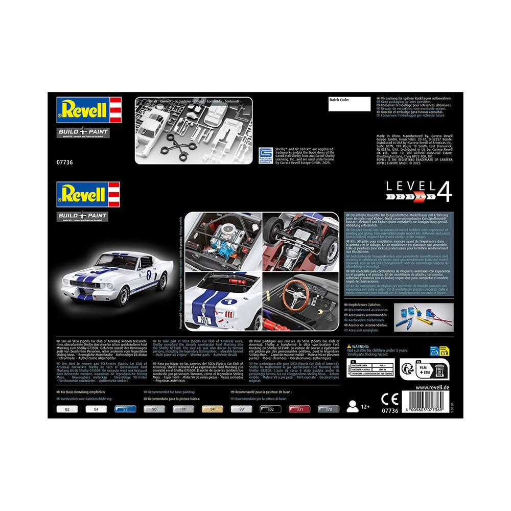 REVELL 1/24 1966 SHELBY GT 350 R STIRLING MOSS