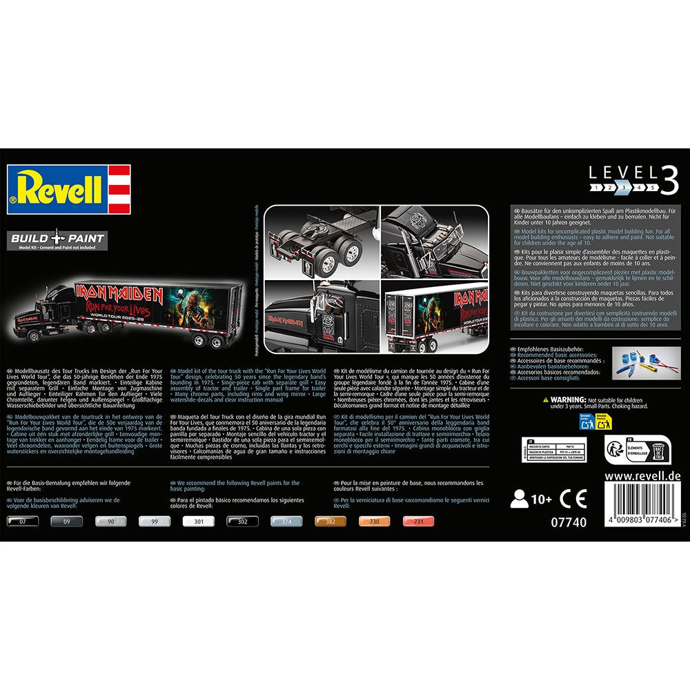 REVELL 1/32 TOUR TRUCK IRON MAIDEN