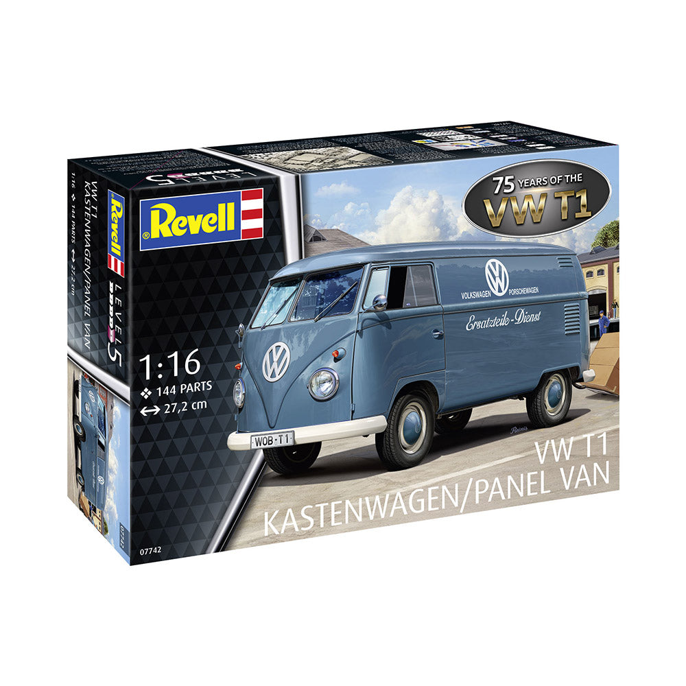 REVELL 1/16 VW T1 KASTENWAGEN/PANEL VAN - 75 YEARS OF THE VW T1