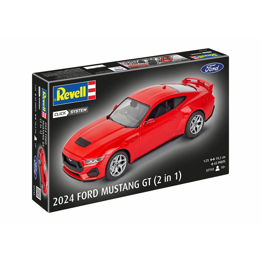 REVELL 1/25 2024 FORD MUSTANG GT CLICK SYSTEM