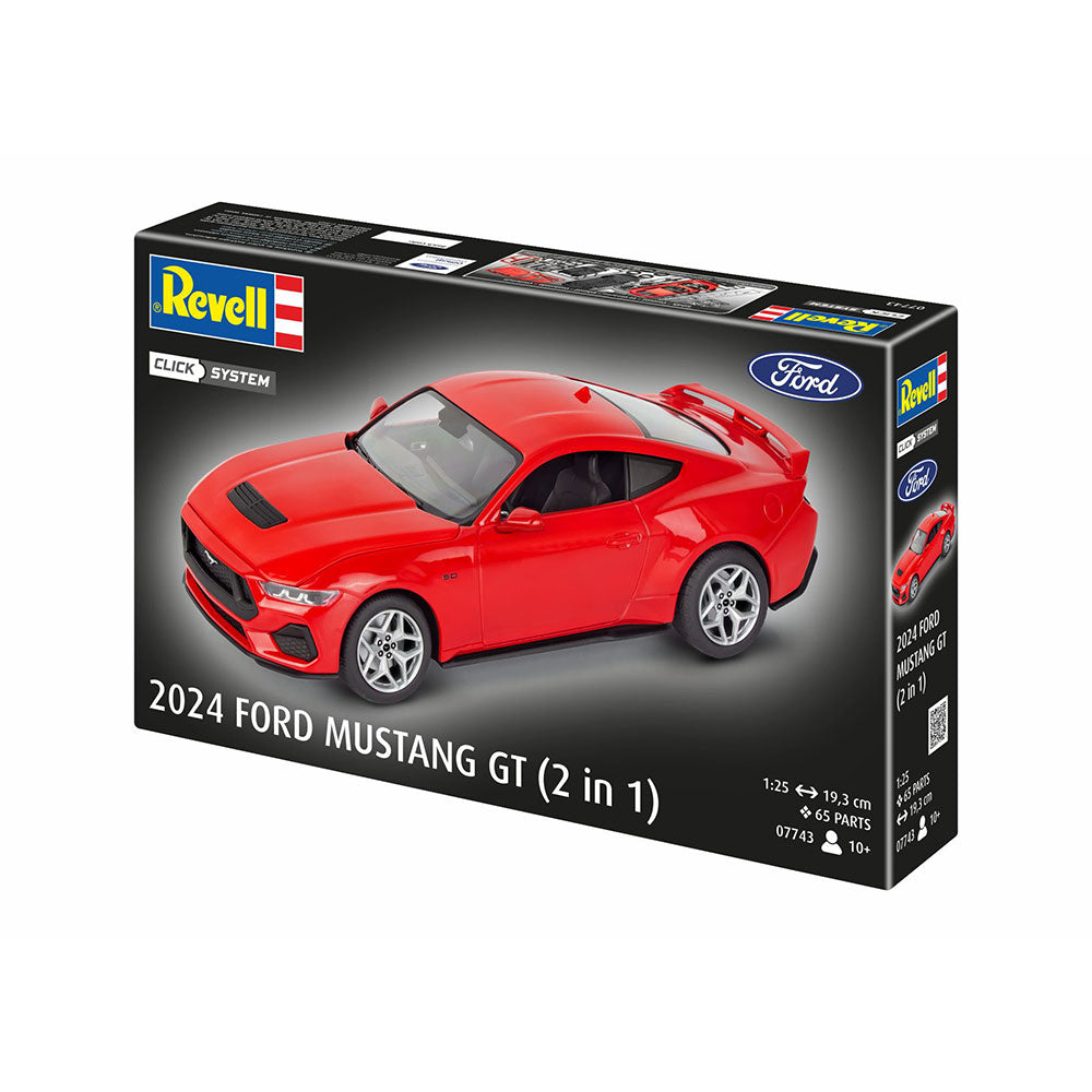 REVELL 1/25 2024 FORD MUSTANG GT CLICK SYSTEM
