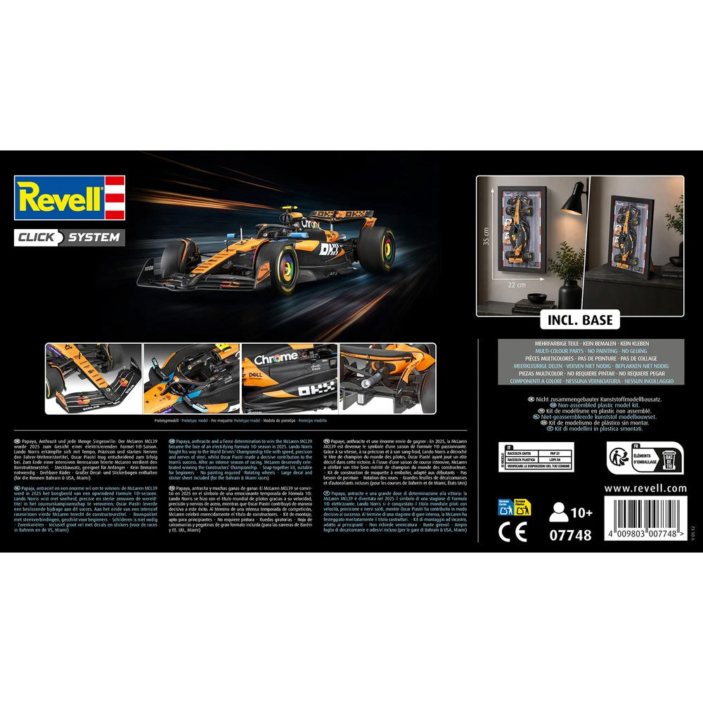 REVELL 1/20 MCLAREN MCL39 - CLICK SYSTEM
