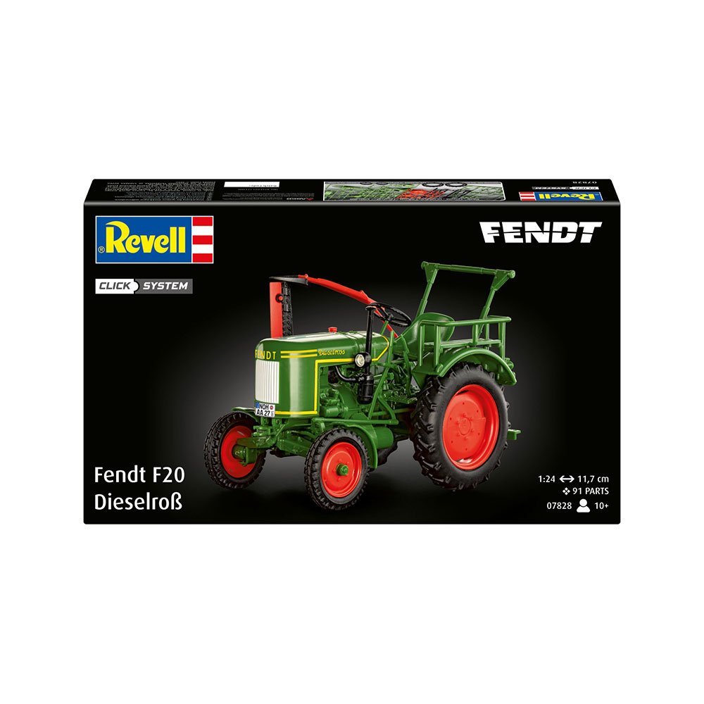 REVELL 1/24 FENDT F20 DIESEL HORSE TRACTOR - CLICK SYSTEM