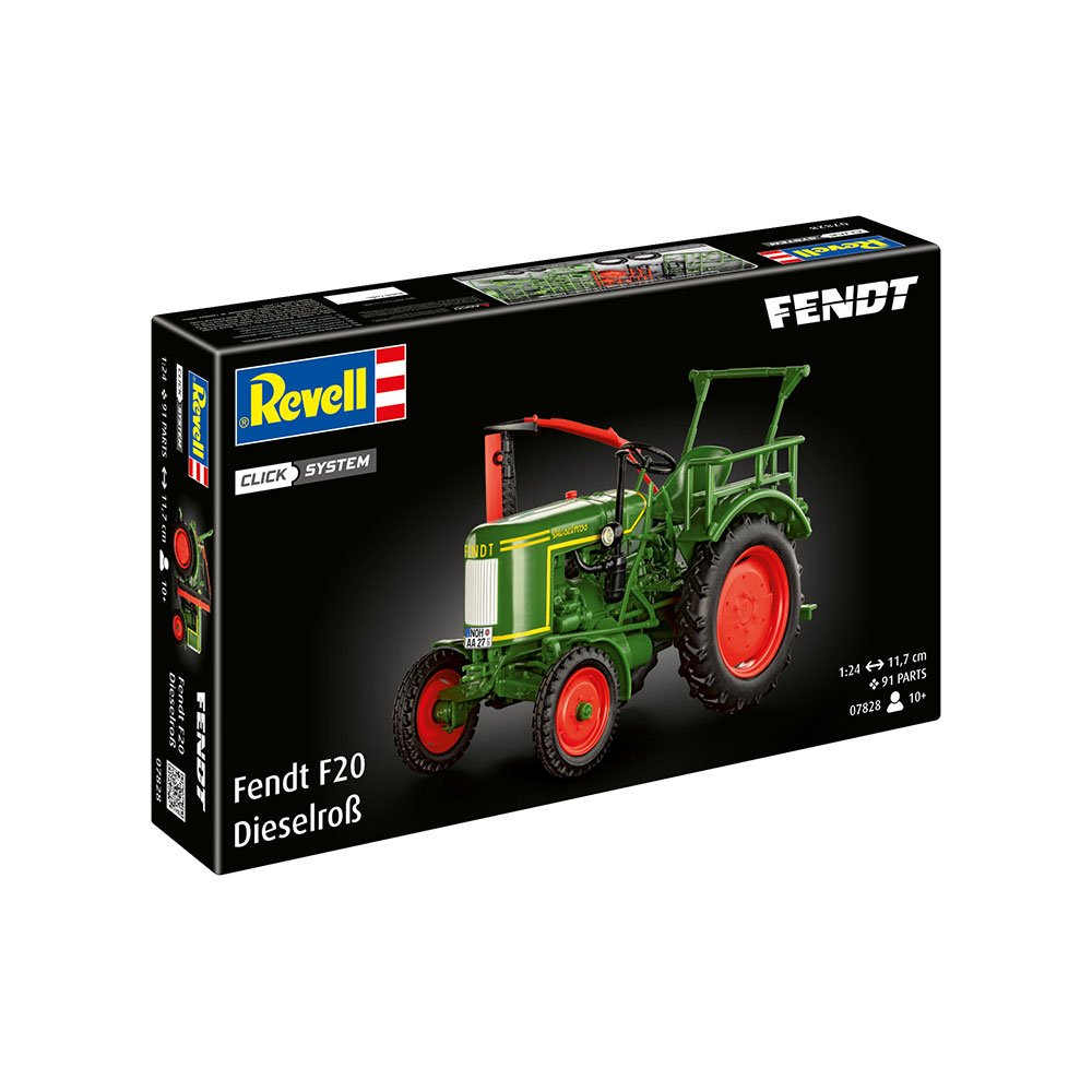 REVELL 1/24 FENDT F20 DIESEL HORSE TRACTOR - CLICK SYSTEM