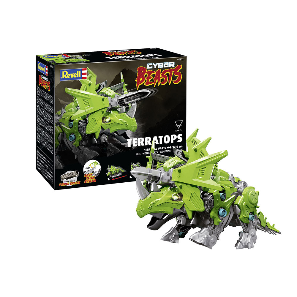 REVELL CYBERBEASTS 1/35 TERRATOPS MODEL KIT