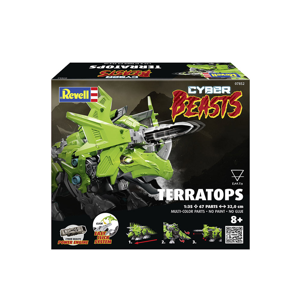 REVELL CYBERBEASTS 1/35 TERRATOPS MODEL KIT