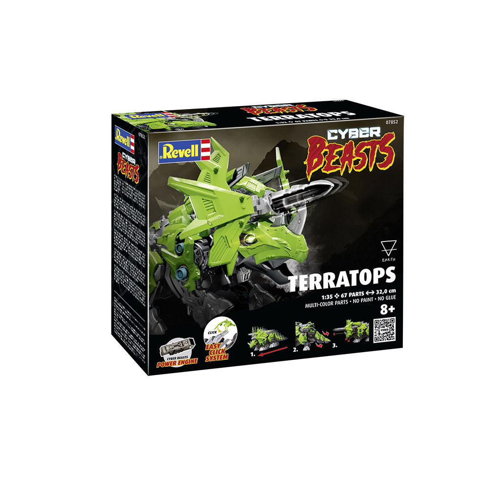 REVELL CYBERBEASTS 1/35 TERRATOPS MODEL KIT