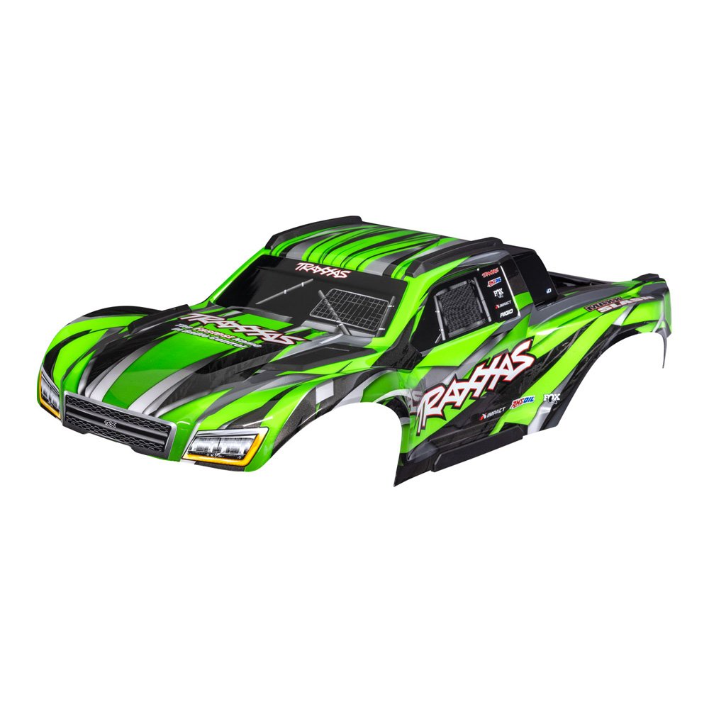 TRAXXAS BODY MAXX SLASH GRN W/DECALS