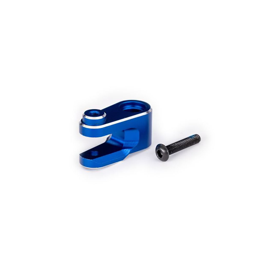TRAXXAS STEERING SERVO HORN ALUM BLUE