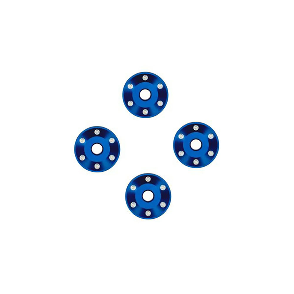 TRAXXAS WHEEL WASHERS ALUM BLUE
