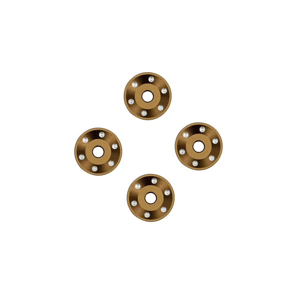 TRAXXAS BRONZE ALUMINUM WHEEL WASHERS (4)