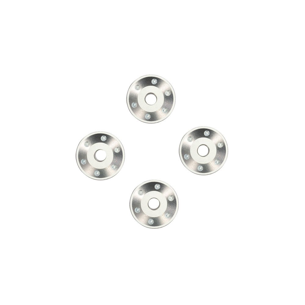 TRAXXAS SILVER ALUMINUM WHEEL WASHERS (4)