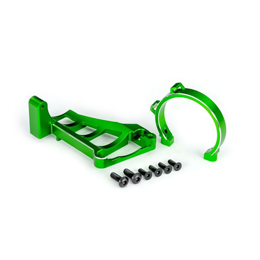 TRAXXAS MOTOR MOUNTS GRN ALUM FOR 3483