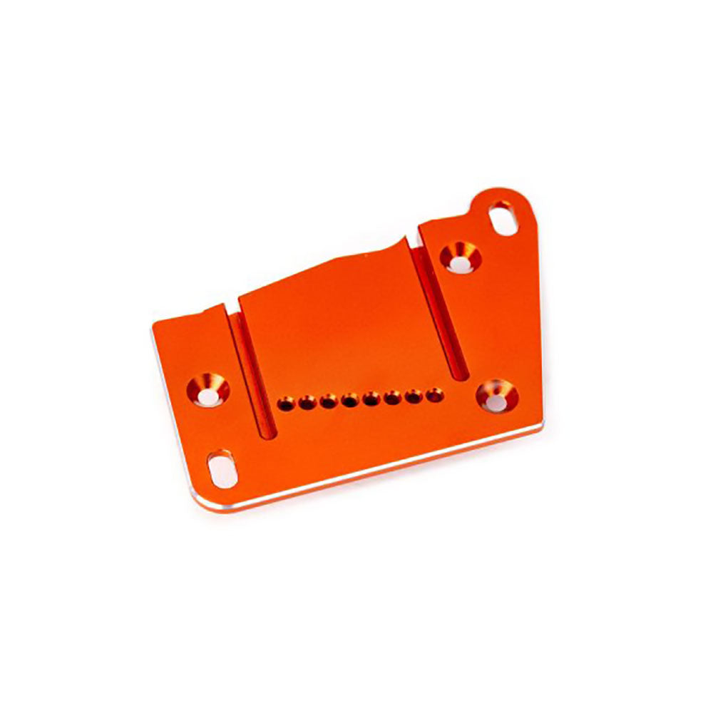TRAXXAS MOTOR PLATE ALUM ORANGE