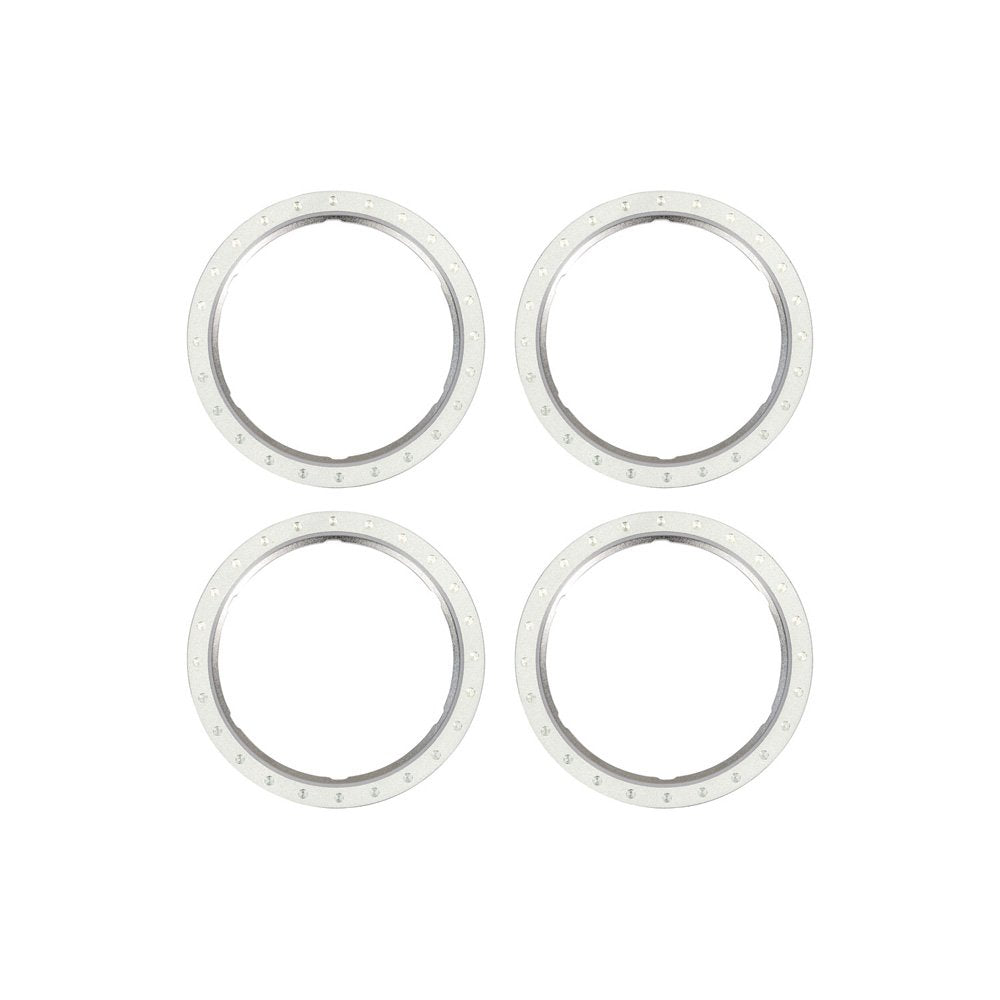 TRAXXAS BEADLOCK RINGS ALUM SLVR MACH