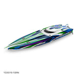 TRAXXAS SPARTAN SR 36" BRUSHLESS BOAT - GREEN