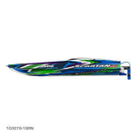 TRAXXAS SPARTAN SR 36" BRUSHLESS BOAT - GREEN