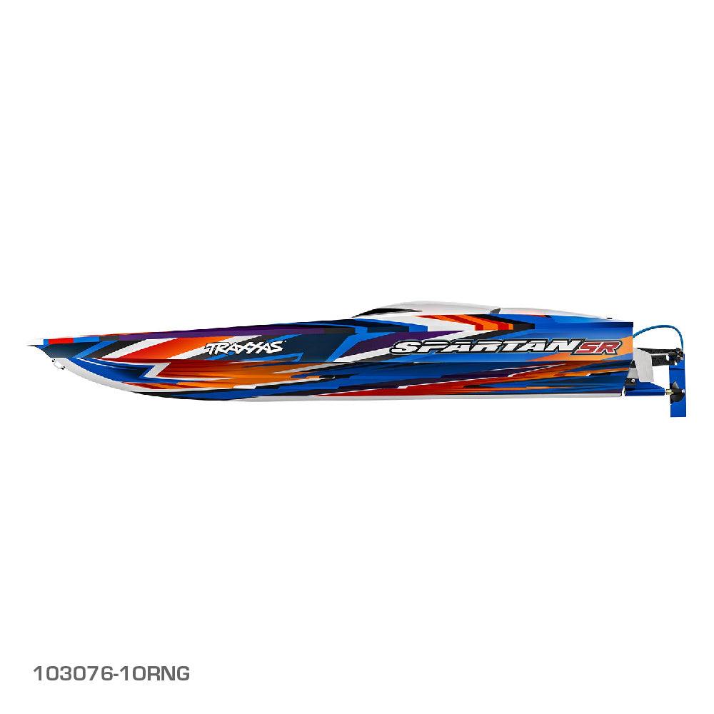 TRAXXAS SPARTAN SR 36" BRUSHLESS BOAT - ORANGE