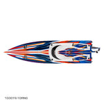 TRAXXAS SPARTAN SR 36" BRUSHLESS BOAT - ORANGE