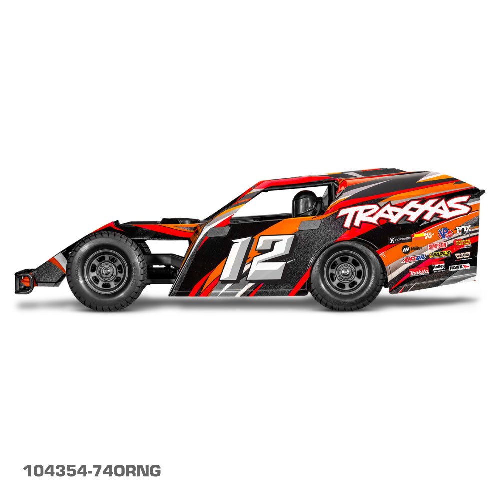 TRAXXAS SLASH MODIFIED DIRT OVAL RACER (BL-2S) - ORANGE