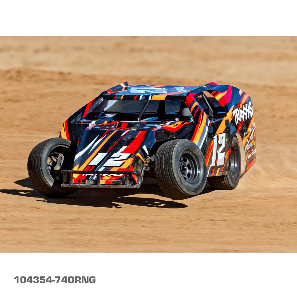 TRAXXAS SLASH MODIFIED DIRT OVAL RACER (BL-2S) - ORANGE