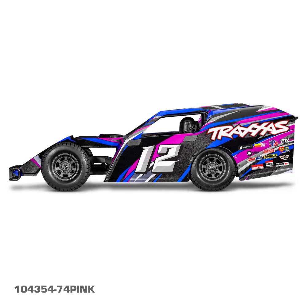 TRAXXAS SLASH MODIFIED DIRT OVAL RACER (BL-2S) - PINK