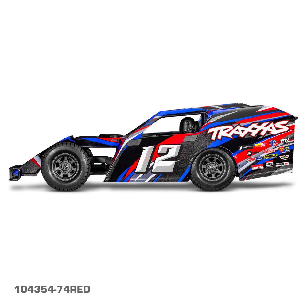 TRAXXAS SLASH MODIFIED DIRT OVAL RACER (BL-2S) - RED