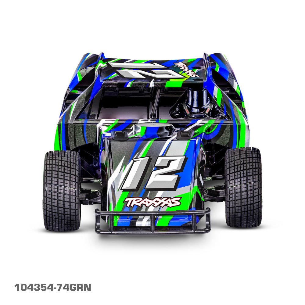 TRAXXAS SLASH MODIFIED DIRT OVAL RACER (BL-2S) - GREEN