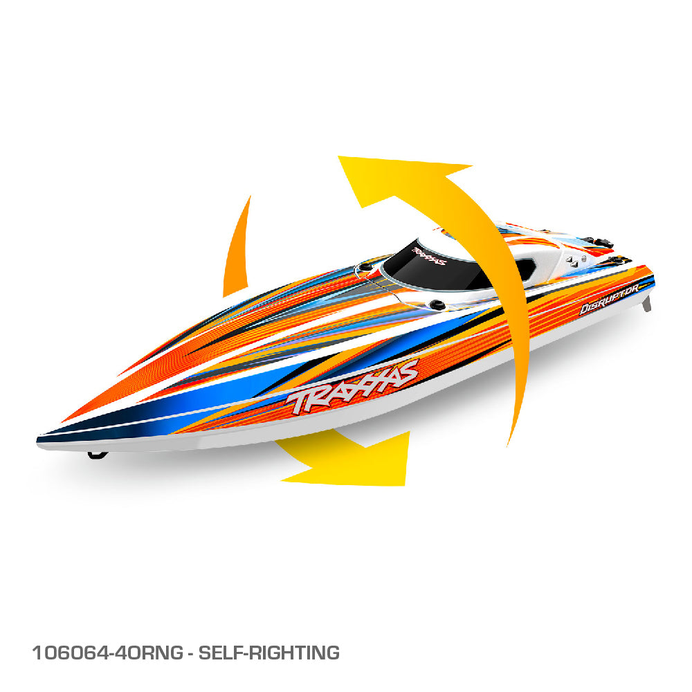 TRAXXAS DISRUPTOR BOAT - ORANGE
