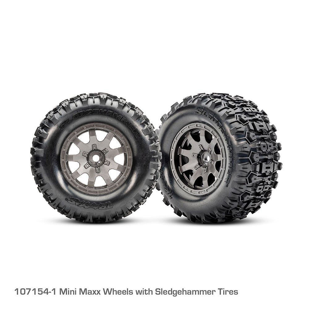 TRAXXAS MINI MAXX BL-2S - BLK