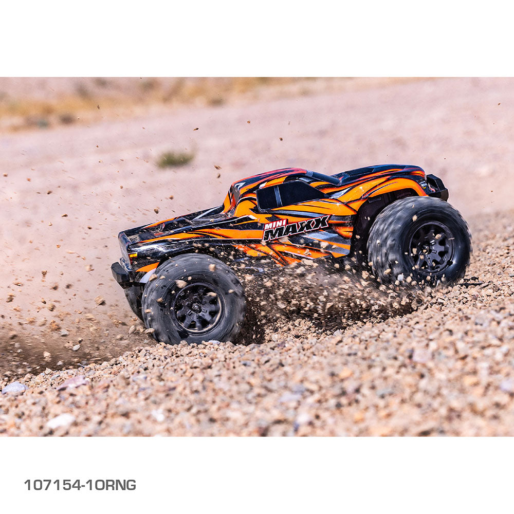 TRAXXAS MINI MAXX BL-2S - ORANGE