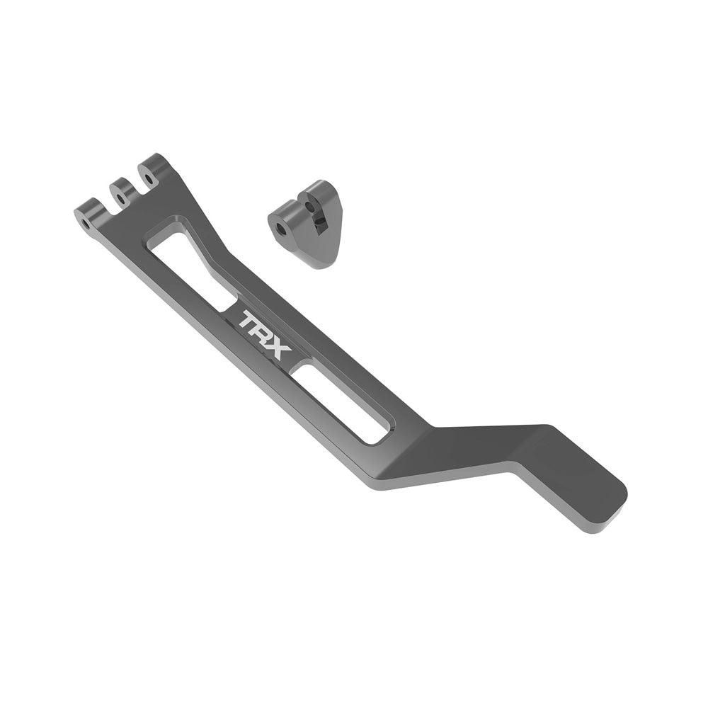 TRAXXAS GRAY ALUMINUM BATTERY HOLD-DOWN STRAP W/ POST