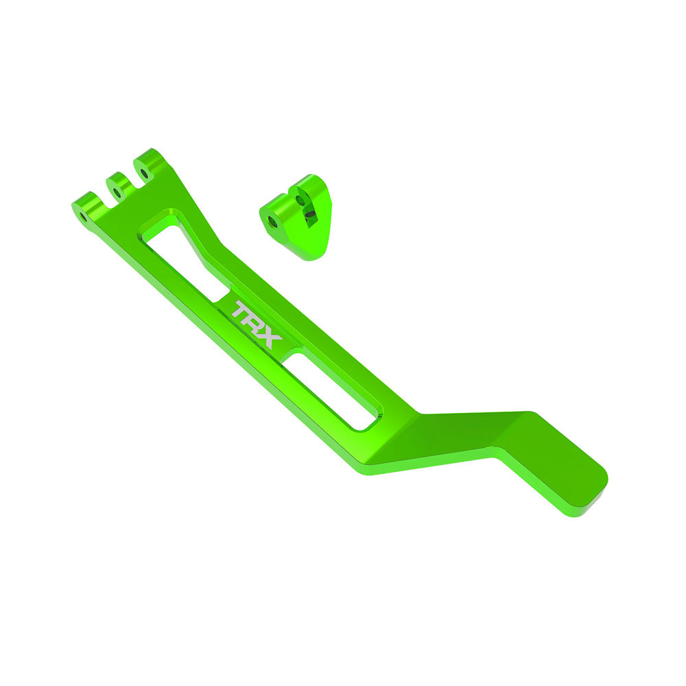 TRAXXAS GREEN ALUMINUM BATTERY HOLD-DOWN STRAP W/ POST