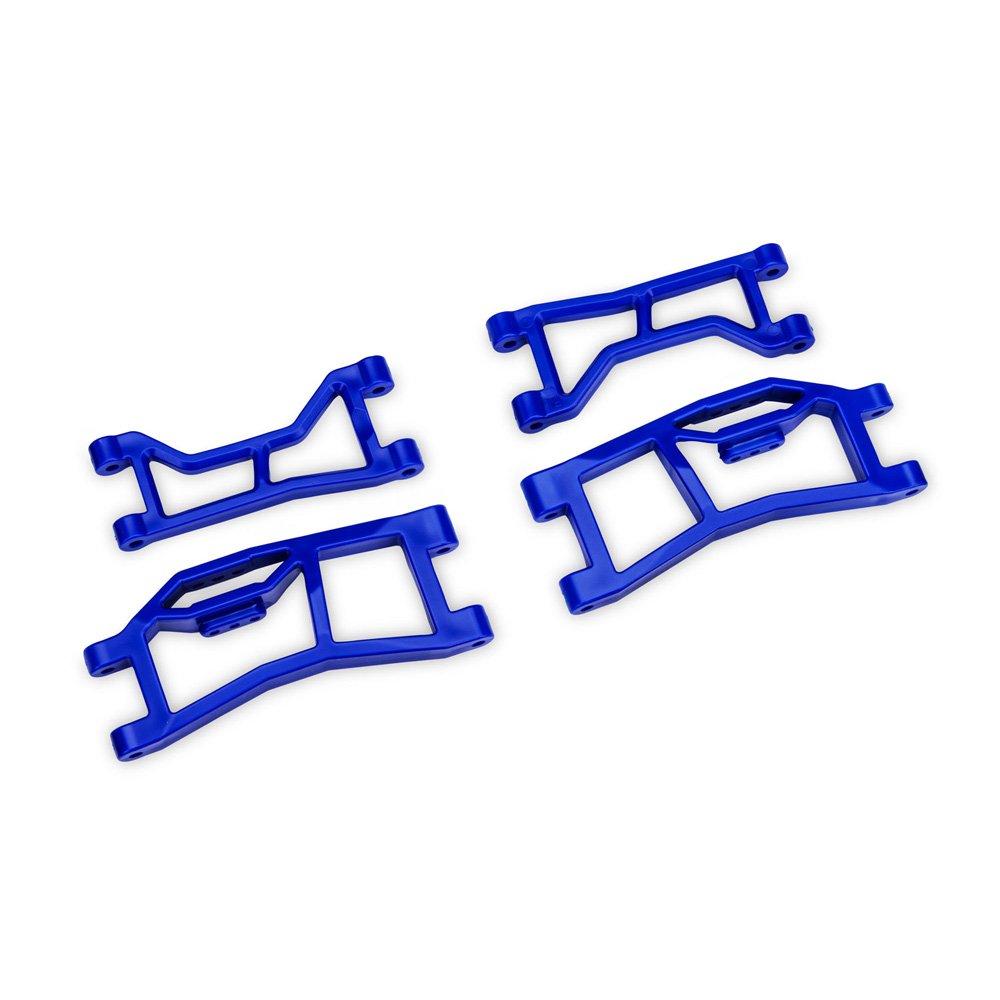 TRAXXAS BLUE WIDEMAXX REAR UPPER & LOWER HD SUSPENSION ARMS