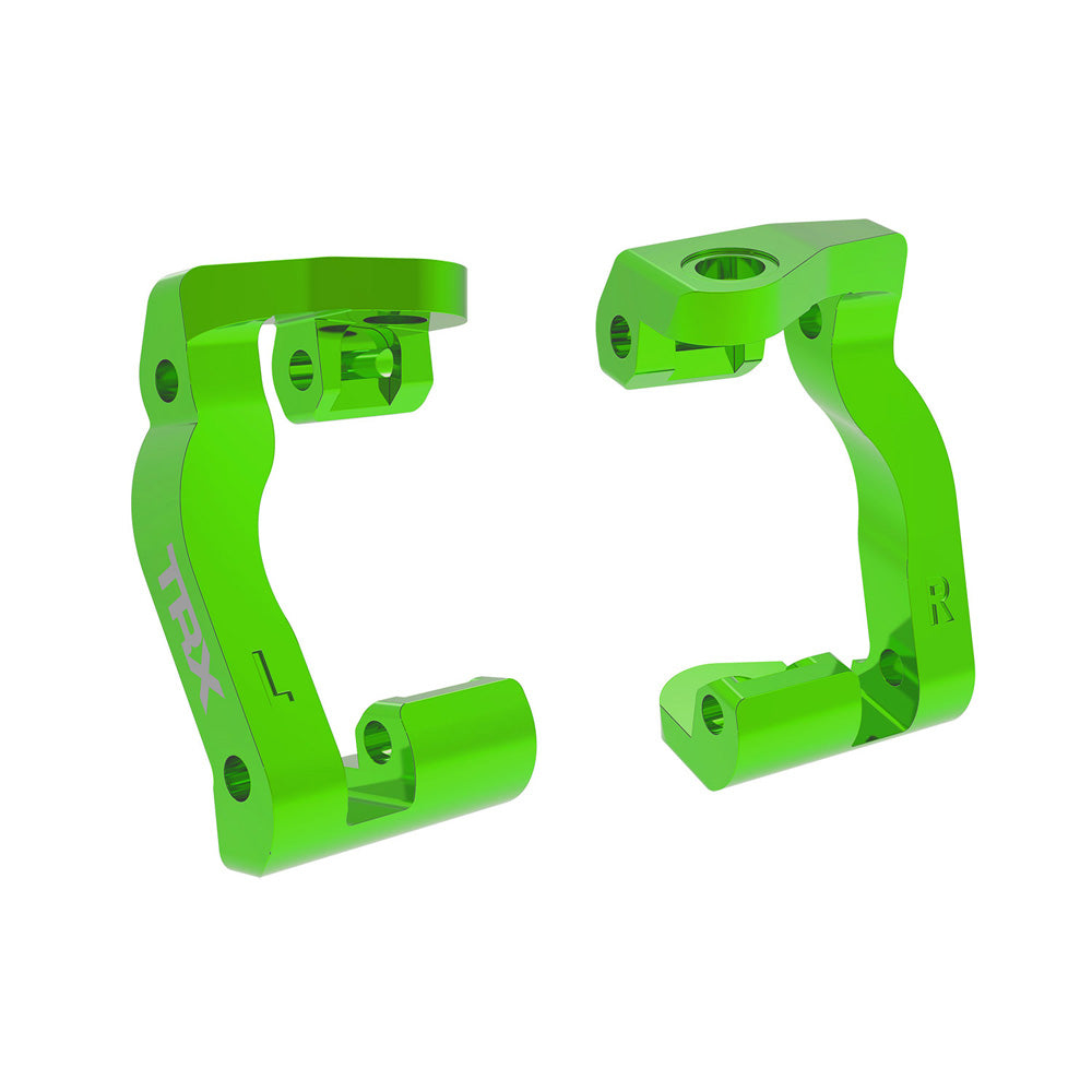TRAXXAS GREEN ALUMINUM CASTER BLOCKS (L&R)