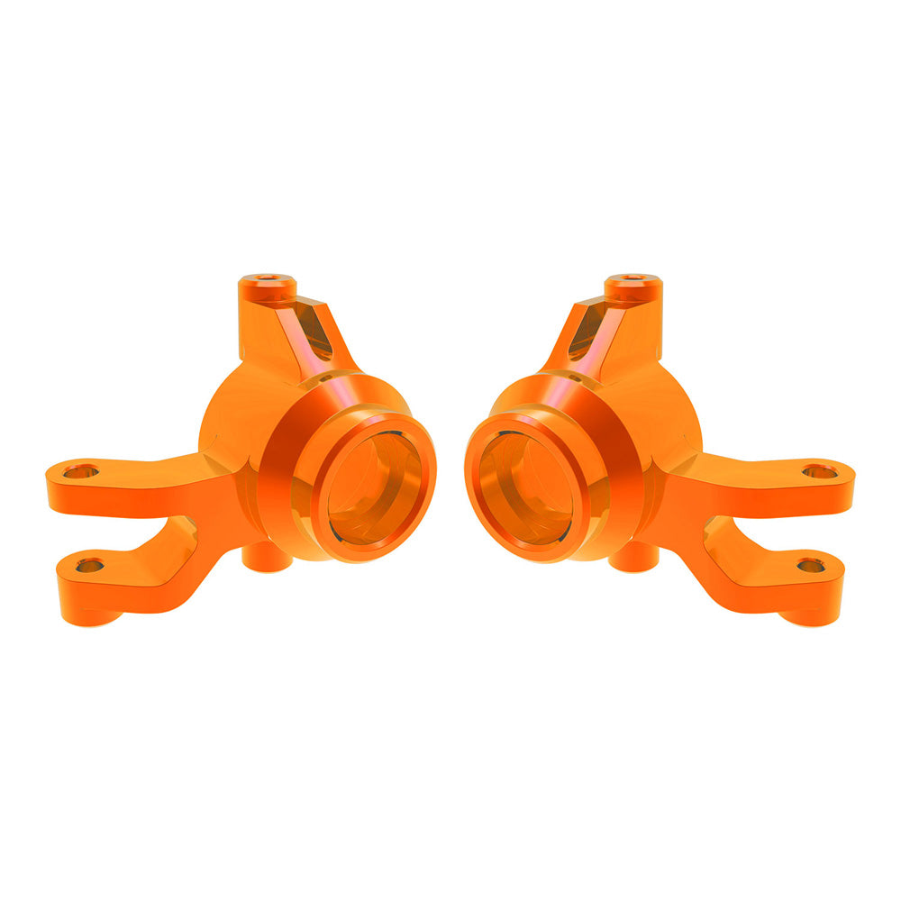 TRAXXAS ORANGE ALUMINUM STEERING BLOCKS (L&R)